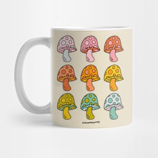 Rainbow Mushrooms Mug